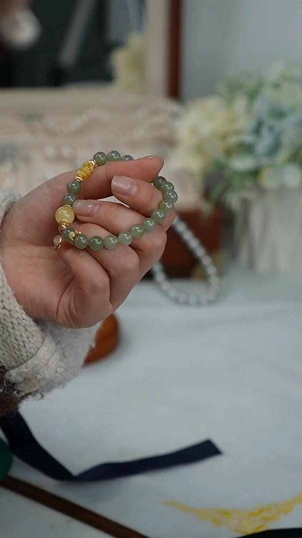 【闪购商品】和田玉手串合金手串