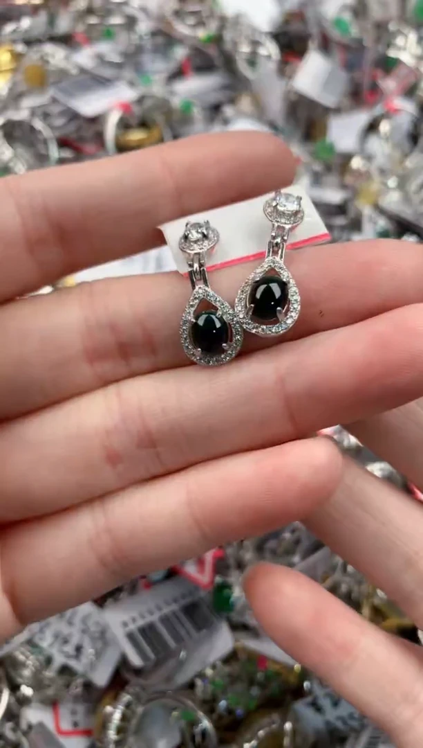 银S925镶嵌戒指翡翠131313---1