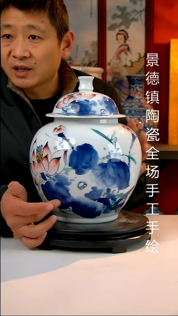 摆件陶瓷景德镇陶瓷 全场手工手绘