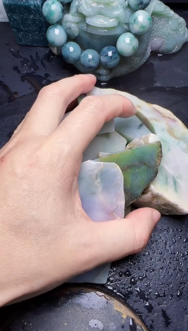 颈饰未镶嵌翡翠老*104