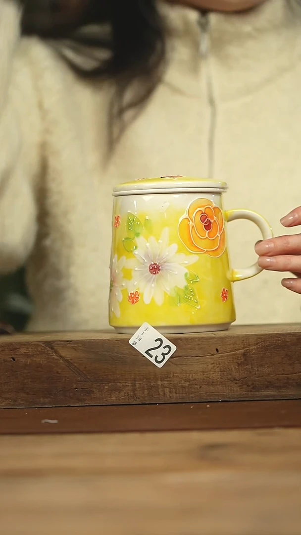 设计师手作款办公杯