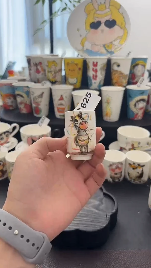 纯手工纯手工绘制陶瓷杯625