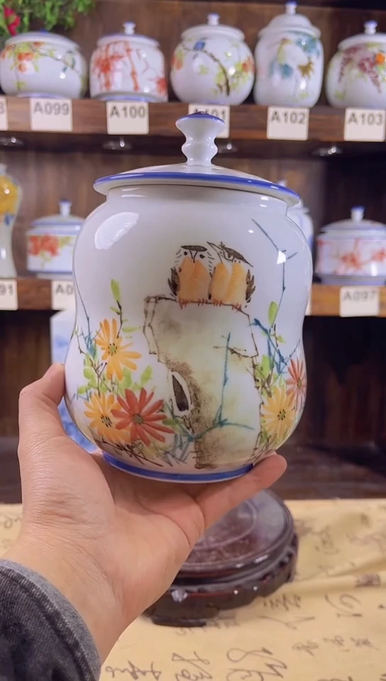 迎君陶瓷纯手工手绘