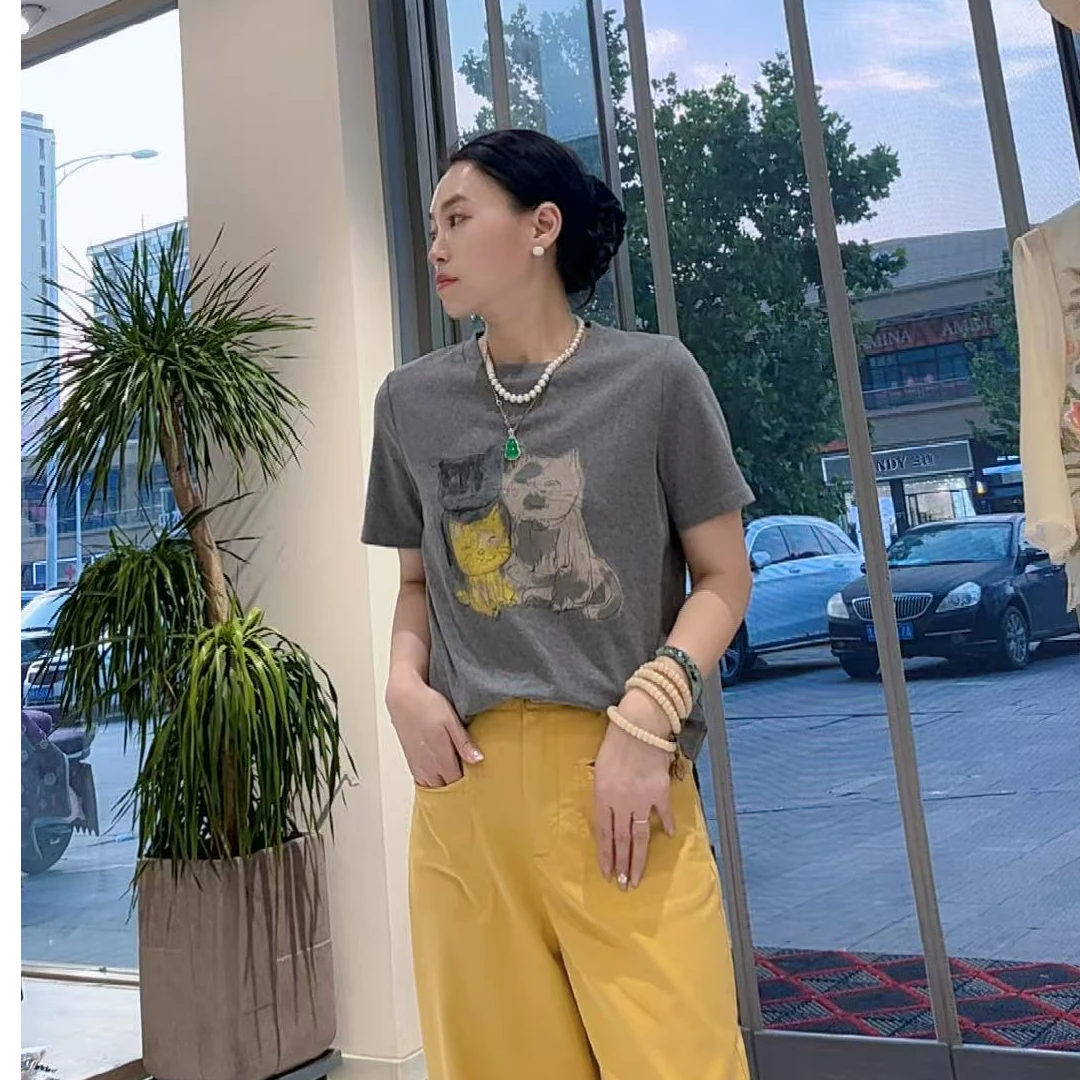 夏季新款百搭T恤9222休闲棉衫