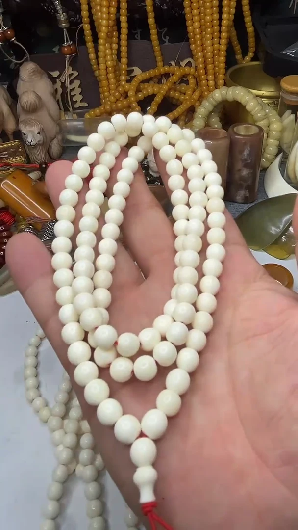 驼骨手串/手链0.8驼骨圆珠108