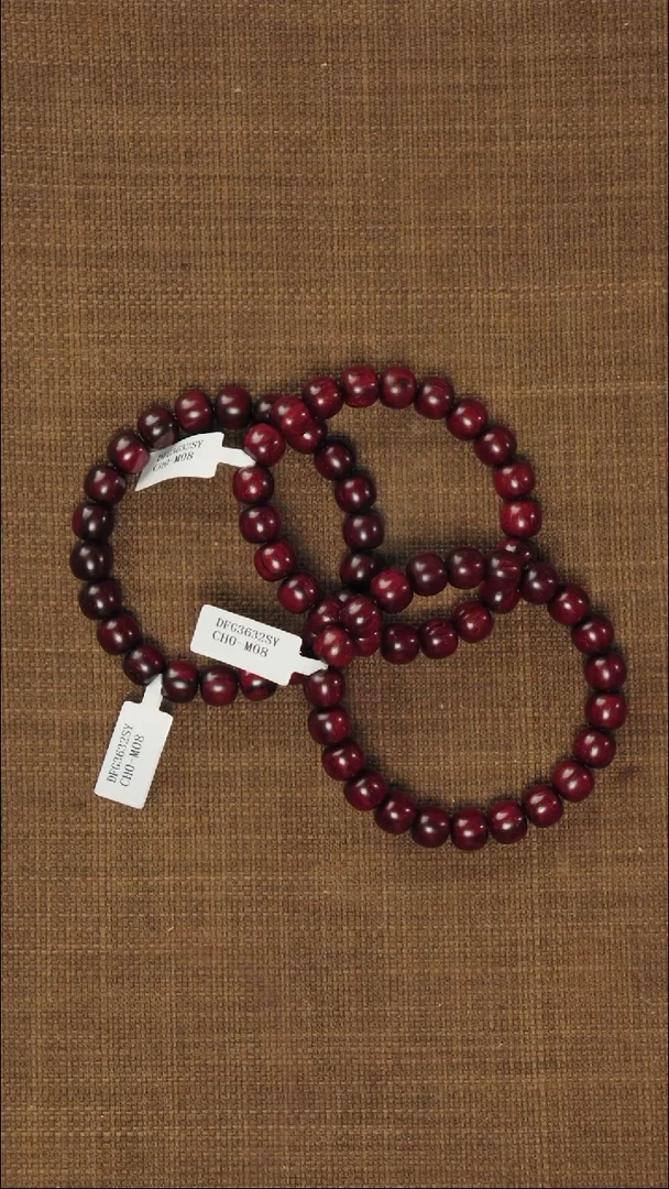 【闪购商品】小叶紫檀手串/手链9*10老型珠3632S单圈多样性发一