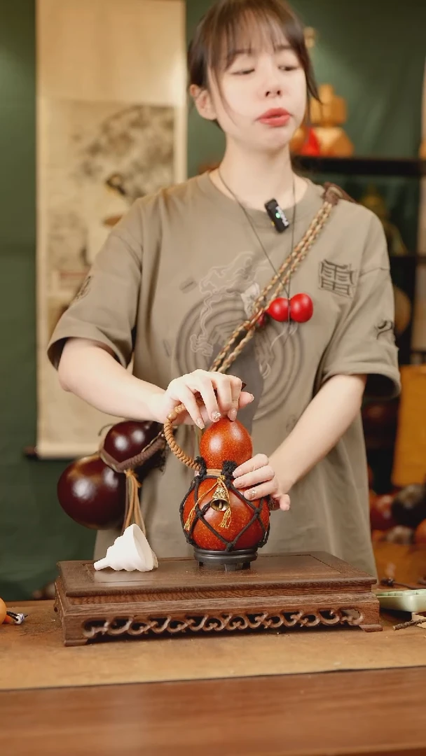 61号精品天然大漆酒葫芦一物一拍~