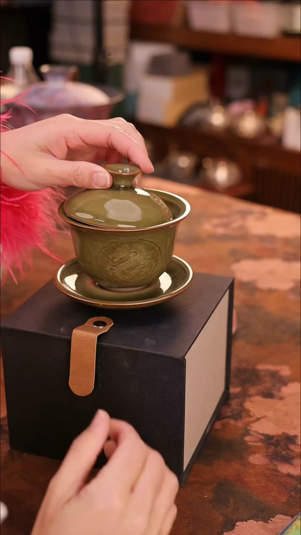【闪购商品】陶瓷茶具（无礼盒无茶盘）@@51