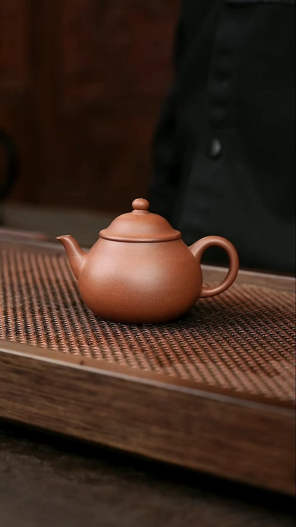 茶壶紫砂底槽清梨 形