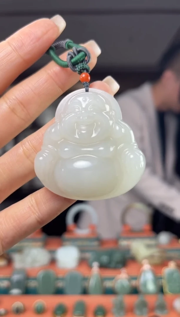 颈饰未镶嵌和田玉佩佩46mm左右