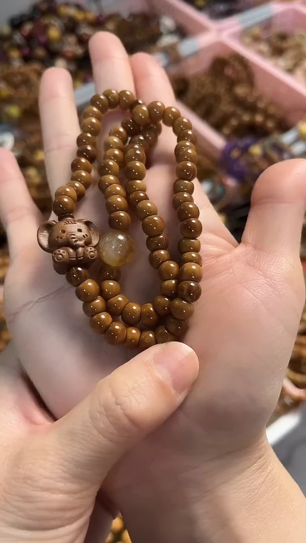 手串库克库克蒜瓣大肠小飞象双圈7mm