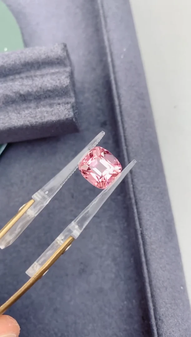 未镶嵌裸石碧玺4.3ct 粉碧玺09280037