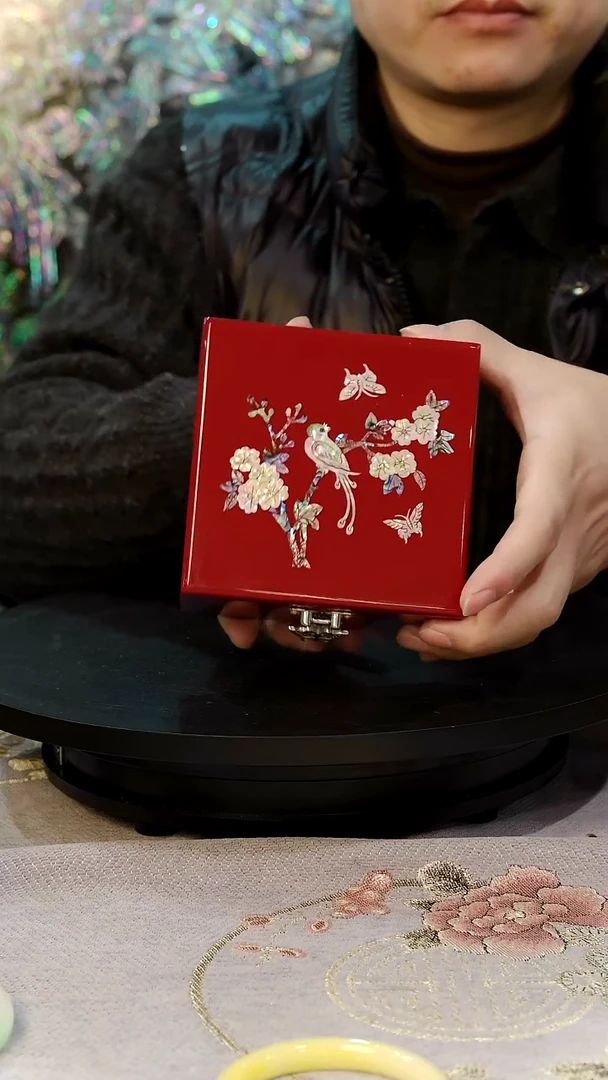 手镯盒  弘贝雅螺钿漆器文化馆