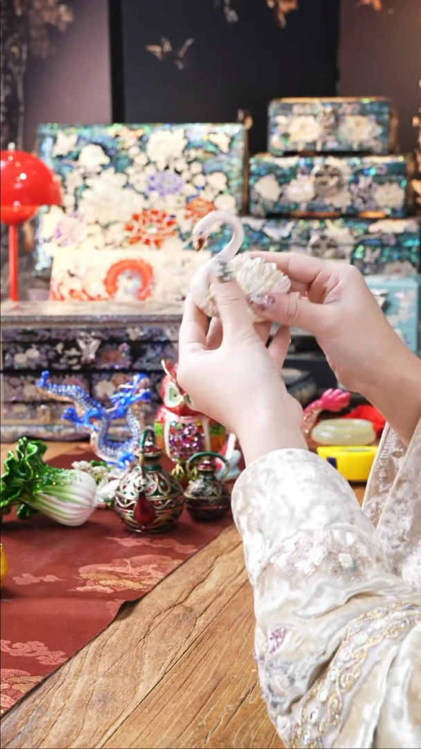 【闪购商品】瓷片豆包儿推荐饰品摆件