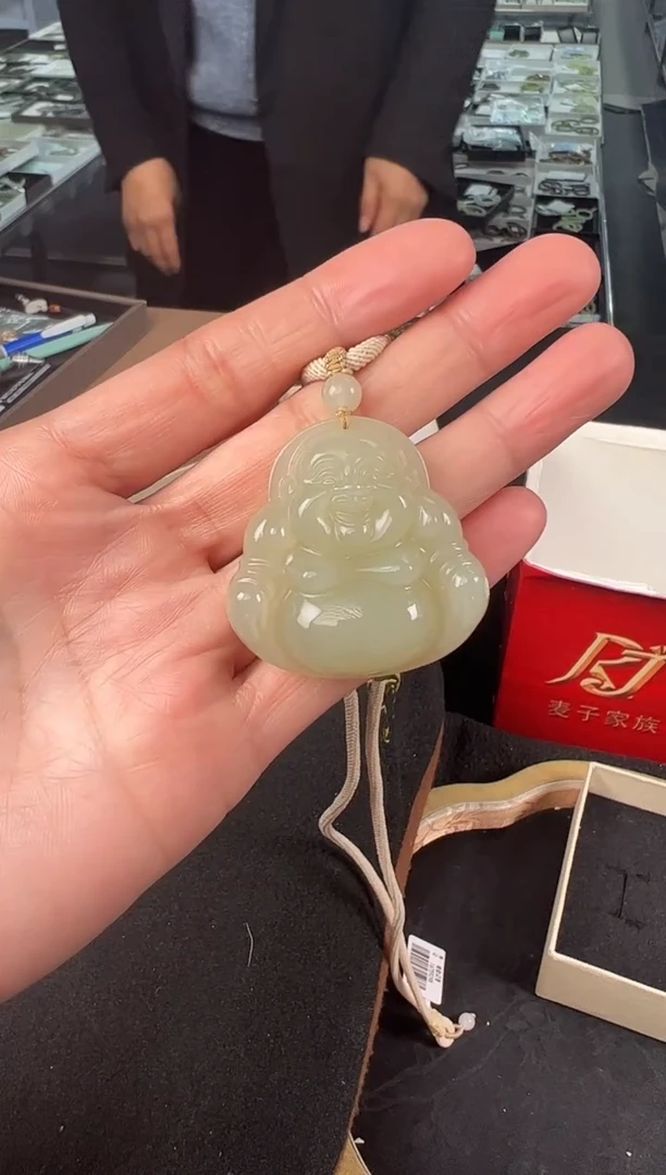 吊坠(不含链)未镶嵌和田玉多样性发1
