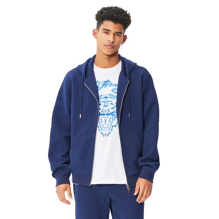 Ed Hardy埃德哈迪秋季新款美式复古拉链衫连帽开衫卫衣E1QCM066