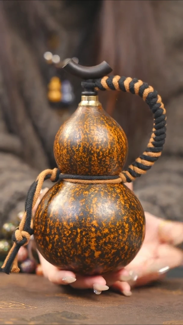 【闪购商品】XH138大漆酒葫芦不包手串及旋转底座