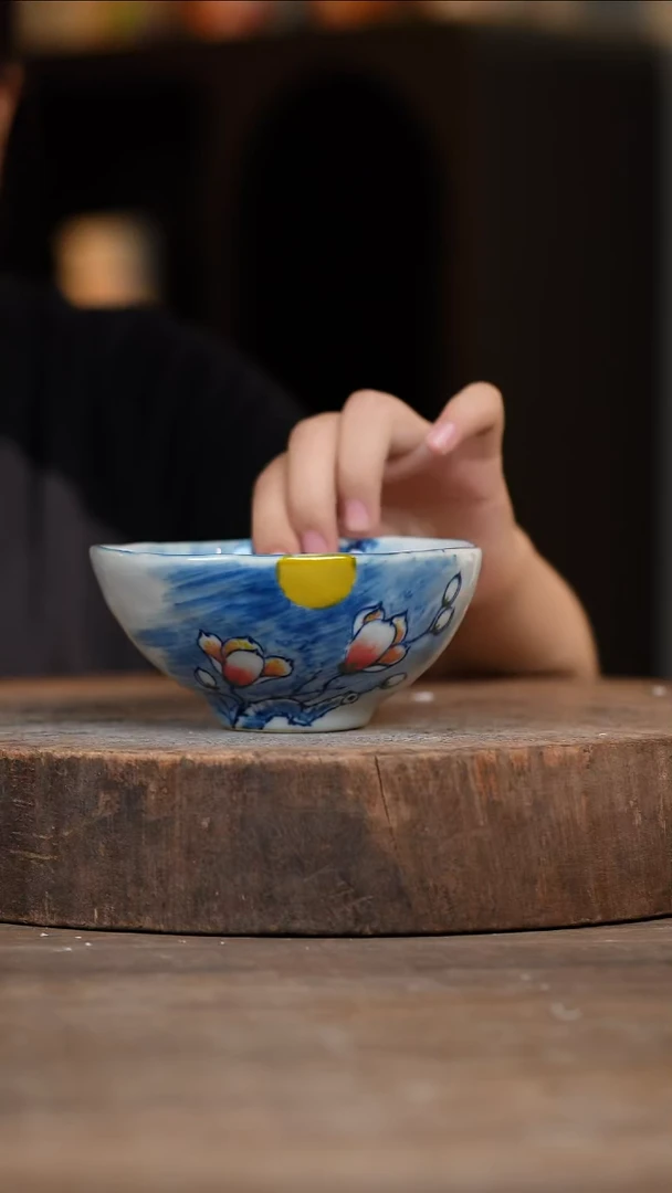 瓷片景德镇高温釉下彩（食品级）
