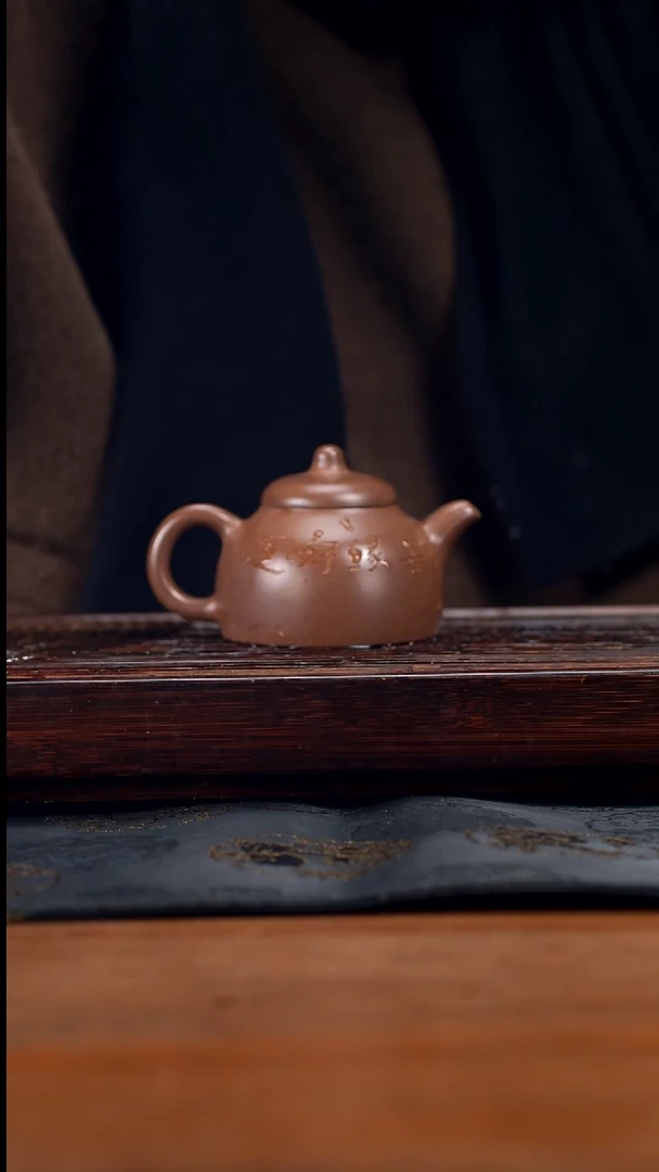 【闪购商品】紫砂茶壶cc黄龙山原矿底槽青乳丁壶12