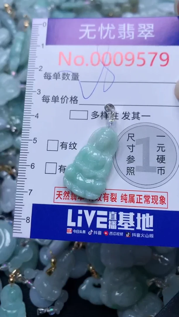 颈饰未镶嵌翡翠9579