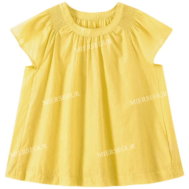 【封后轻奢设计】【青柠气泡】极简设计舒适娃娃衫减龄上衣5920