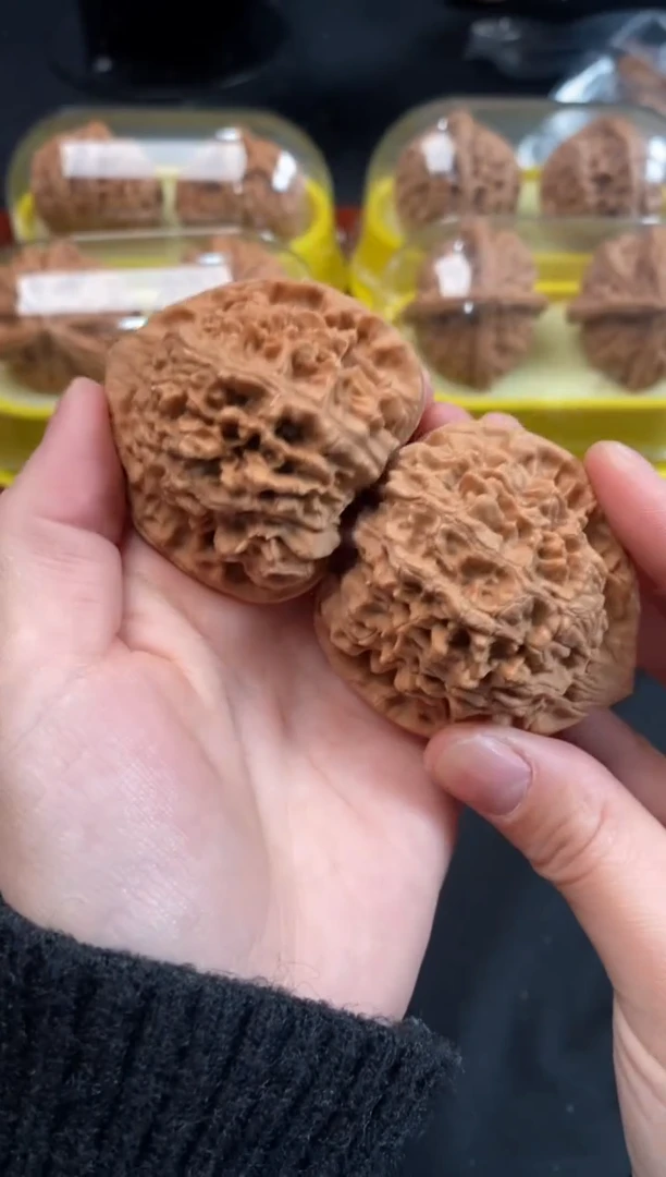 把件文玩核桃官帽49尺A871