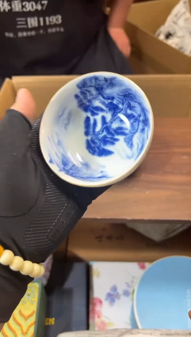 瓷片工艺赏玩器物下单即认可多样性发一