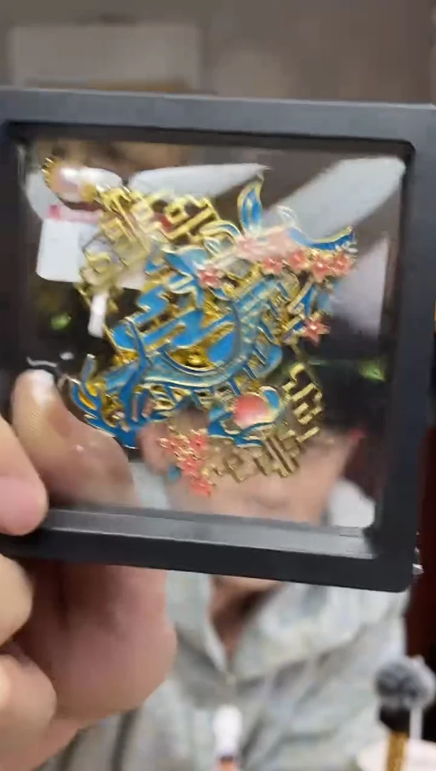 铜合金无苏州园林发夹一个