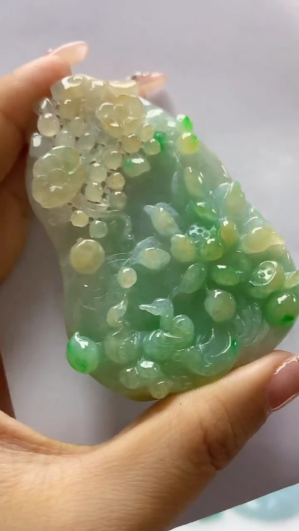 未镶嵌定制翡翠4852ty-毛货挂件185