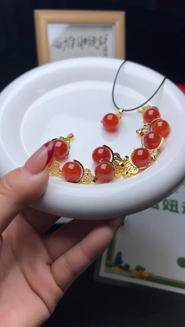 【闪购商品】玛瑙/玉髓颈饰未镶嵌FL23053012多样性发一件
