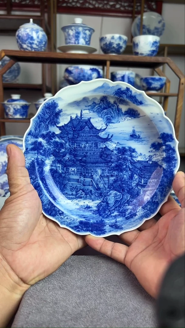 杯子自成堂楼阁壶承