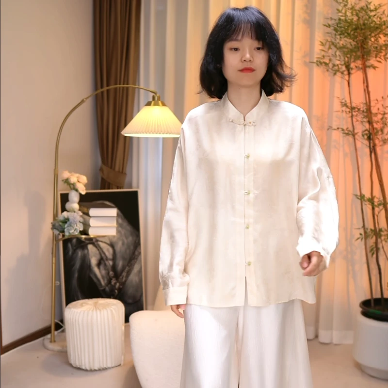 新款桑蚕丝衬衫  C90322