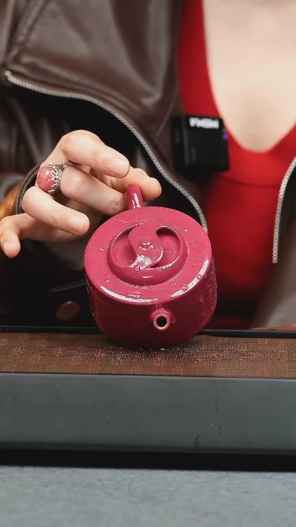 【闪购商品】紫砂茶壶五堂 八卦炉-胭脂水