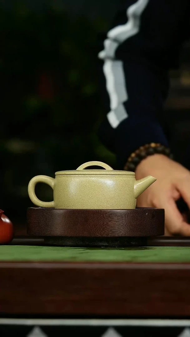 茶壶紫砂r25本绿汉瓦壶