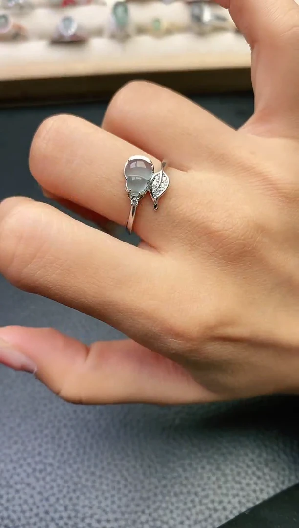 【闪购商品】翡翠戒指银S925镶嵌11111