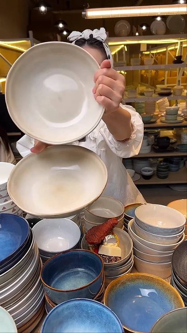 瓷02外贸尾货窑变釉下彩默认微瑕