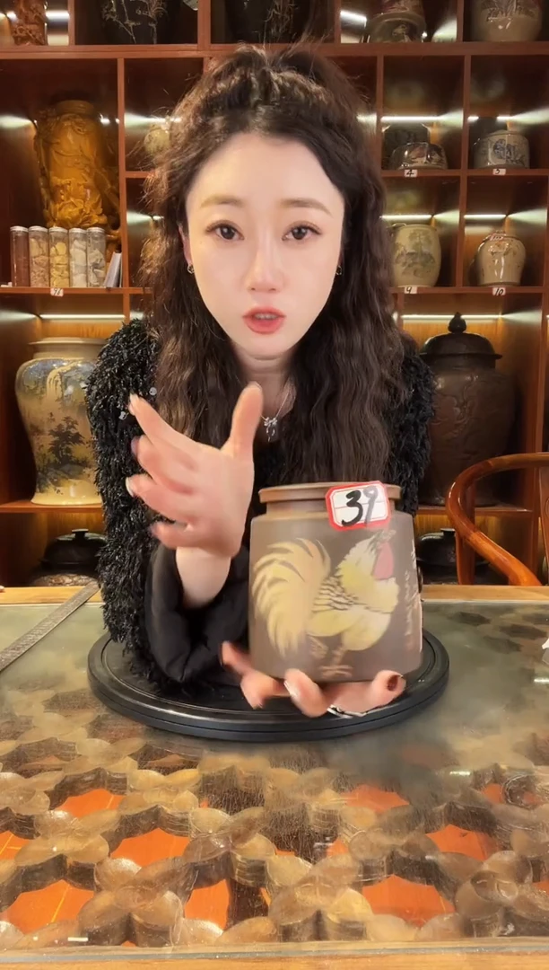 【闪购商品】缸云南建水紫陶小斗茶罐@39