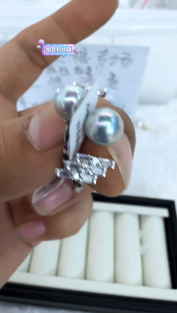 【闪购商品】海水珍珠戒指银S925镶嵌多样性发其一