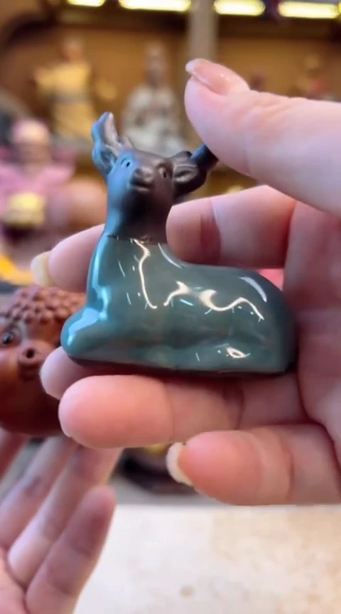 紫砂茶宠器闵茶宠摆件