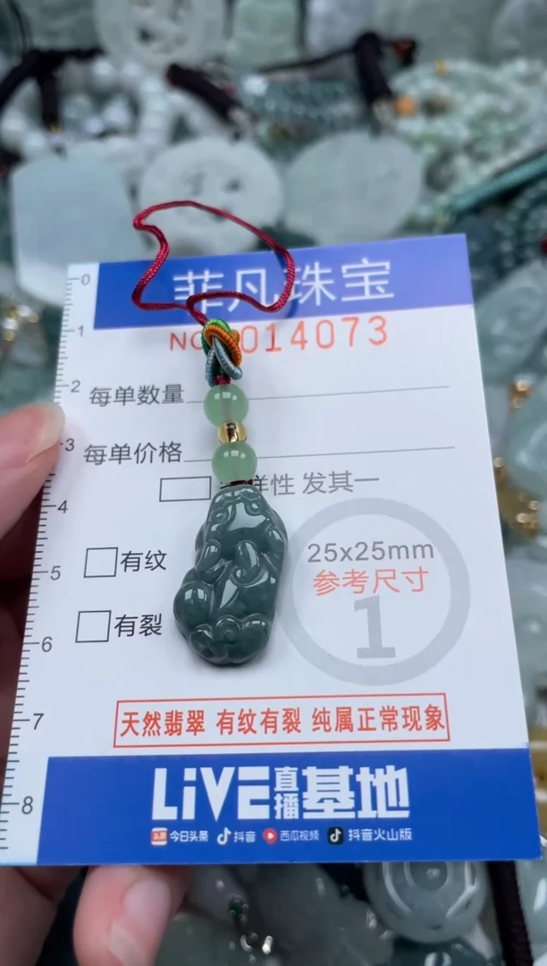 颈饰未镶嵌翡翠14073