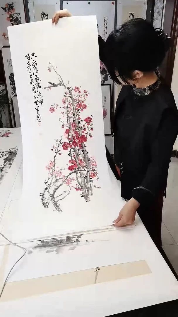 只留清气满乾坤110*35cm