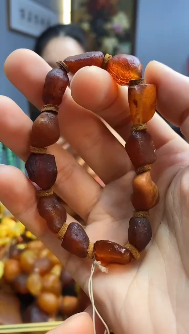 未镶嵌琥珀手串手串