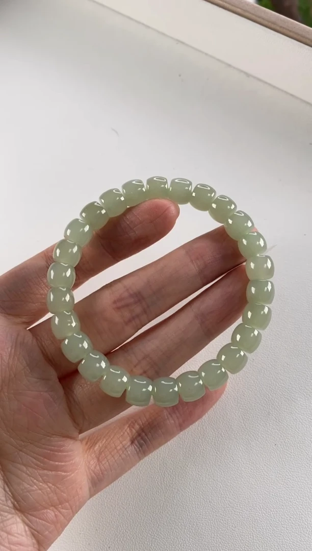 【闪购商品】和田玉手串未镶嵌直切手串多样性发一件