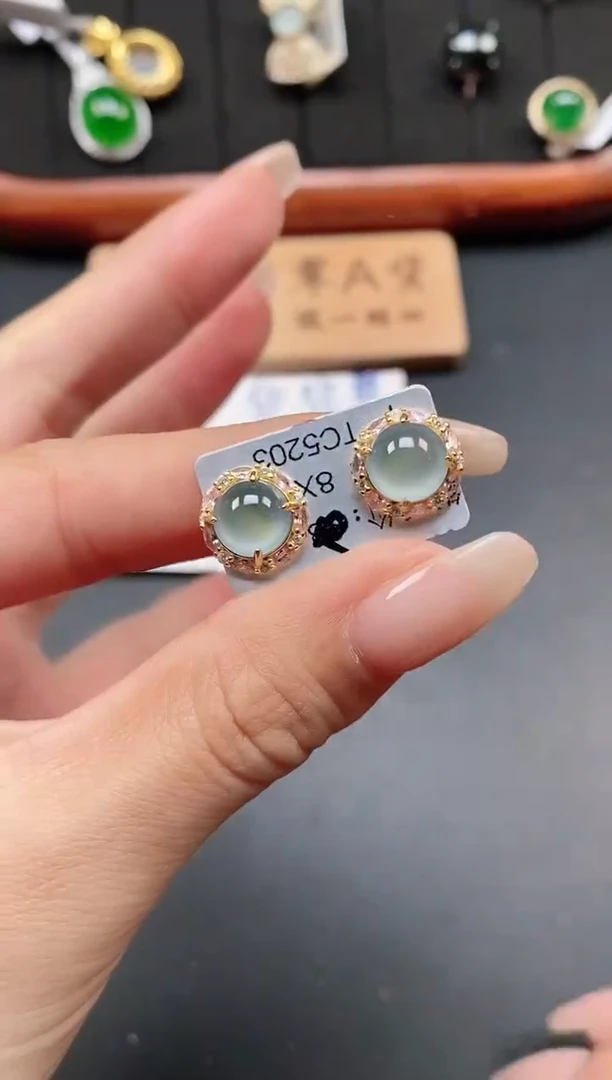 银S925镶嵌戒指翡翠11111