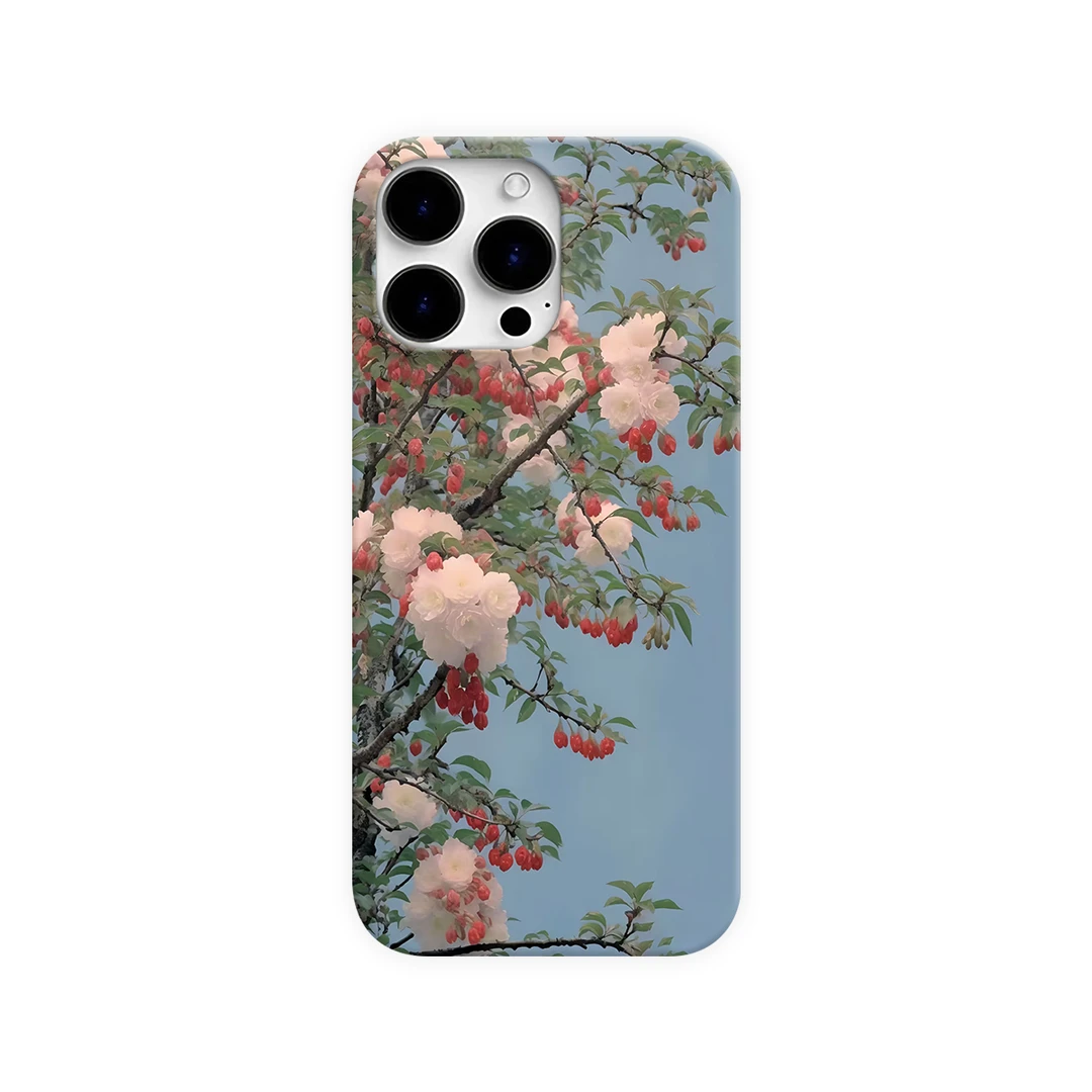 海棠花Phone17promax机壳vivo小米红米一加适用oppo华为三星ins