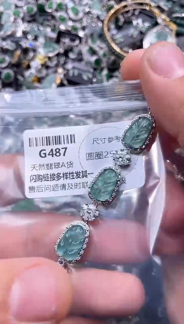 【闪购商品】翡翠颈饰未镶嵌G487手链