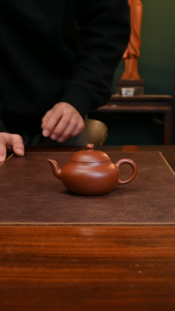 【闪购商品】紫砂茶壶朱泥梨形