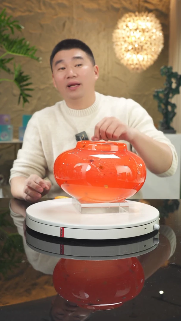 【闪购商品】摆件福利红色花瓶