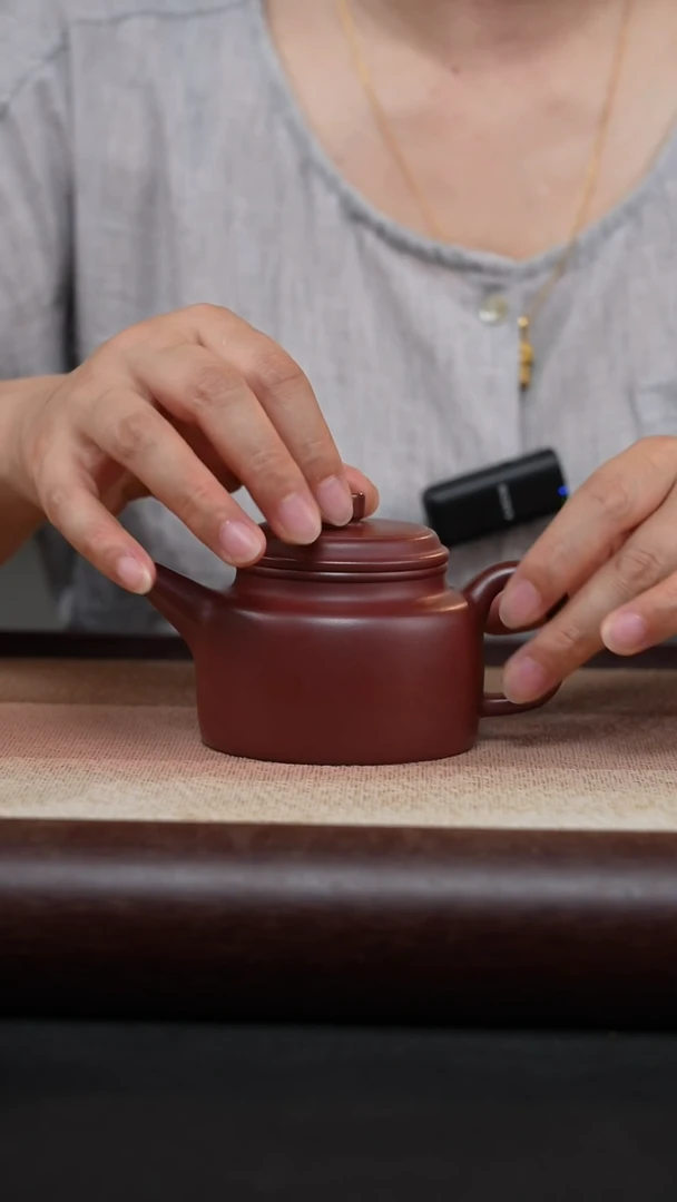 茶壶紫砂龙血砂-德钟MH-1949