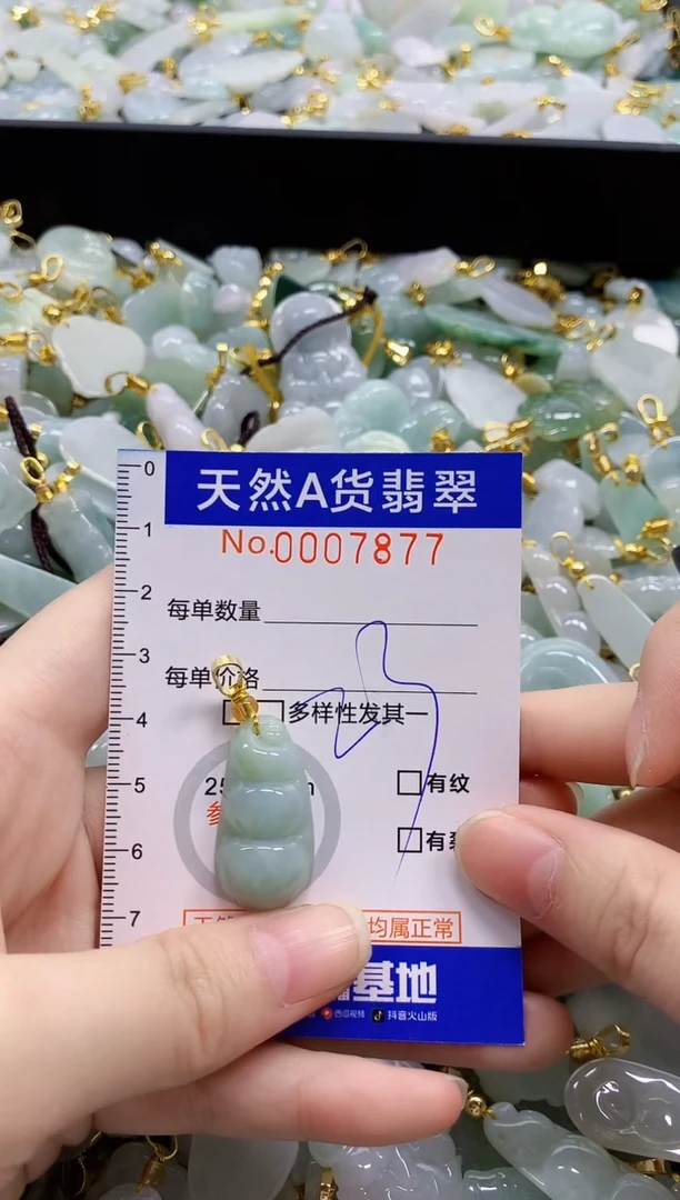 颈饰未镶嵌翡翠纯天然a货翡翠